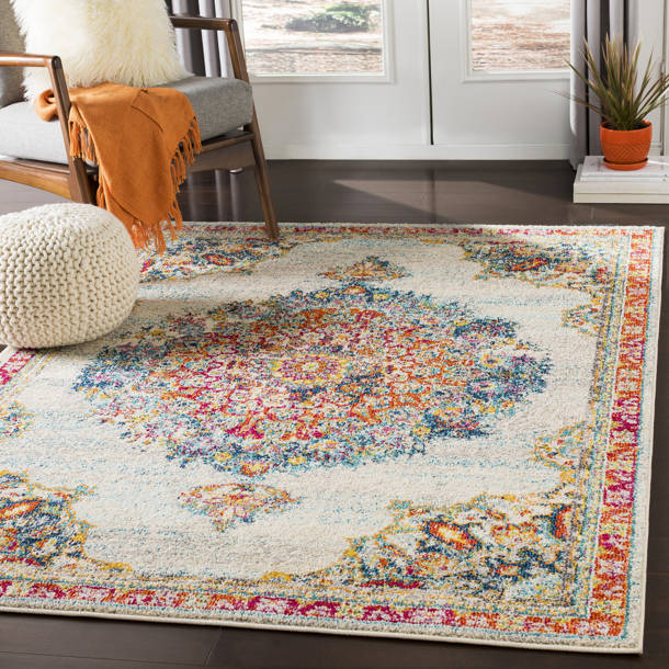 Bungalow Rose Amanah Performance Green/Gray Rug & Reviews Wayfair